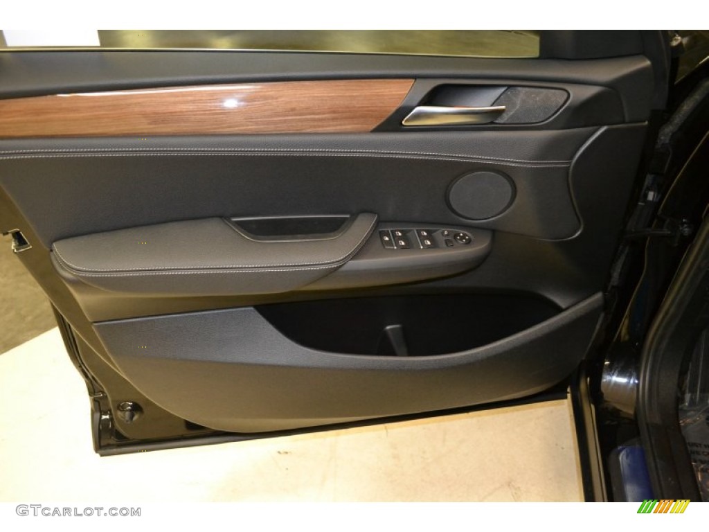 2011 BMW X3 xDrive 35i Black Door Panel Photo #50676650