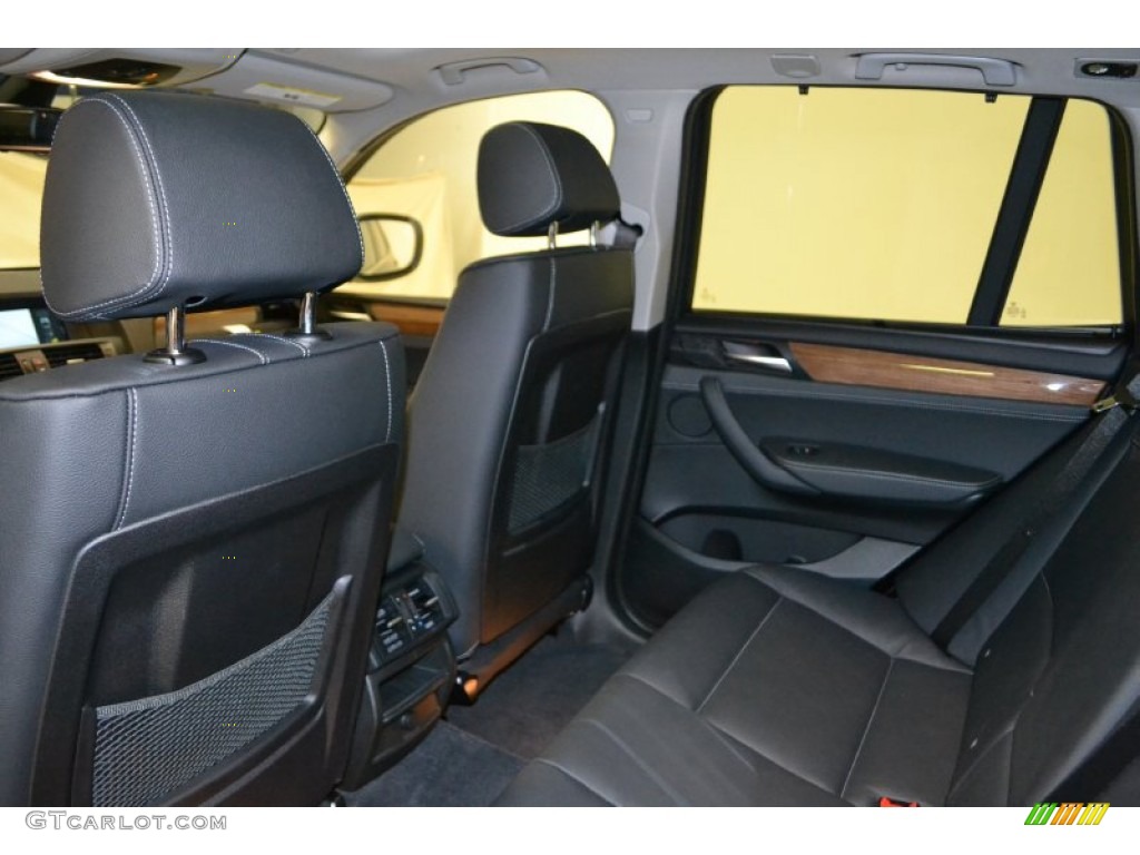 Black Interior 2011 BMW X3 xDrive 35i Photo #50676664
