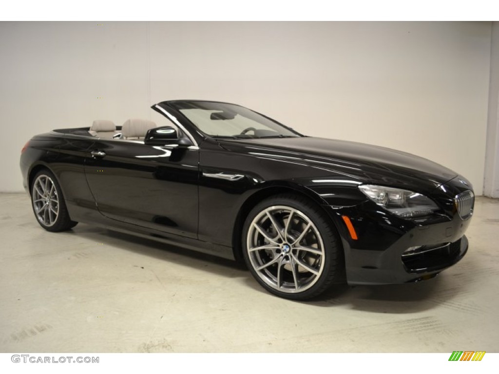 Jet Black 2012 BMW 6 Series 650i Convertible Exterior Photo #50676710