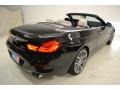 2012 Jet Black BMW 6 Series 650i Convertible  photo #5