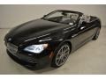 2012 Jet Black BMW 6 Series 650i Convertible  photo #7