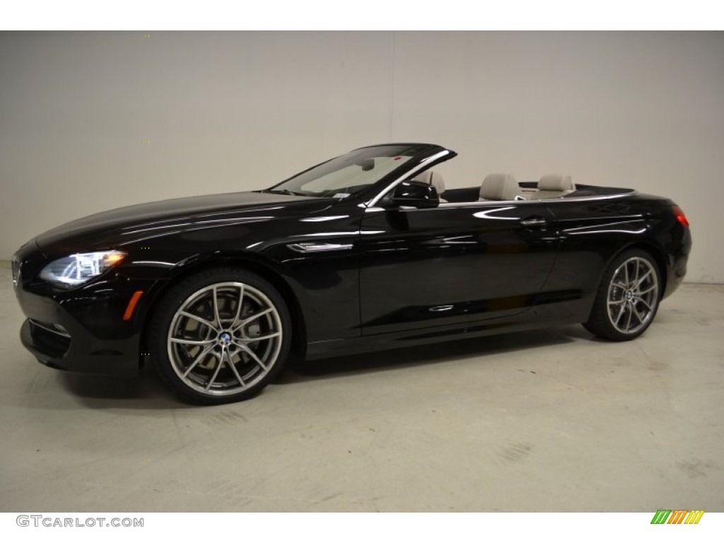 Jet Black 2012 BMW 6 Series 650i Convertible Exterior Photo #50676800