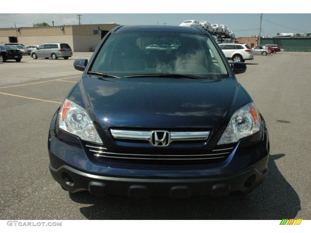 2008 CR-V EX-L 4WD - Royal Blue Pearl / Gray photo #2