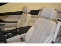 Ivory White Nappa Leather Interior Photo for 2012 BMW 6 Series #50676833