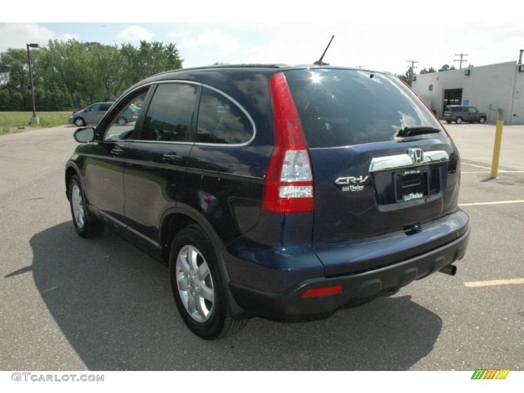 2008 CR-V EX-L 4WD - Royal Blue Pearl / Gray photo #4
