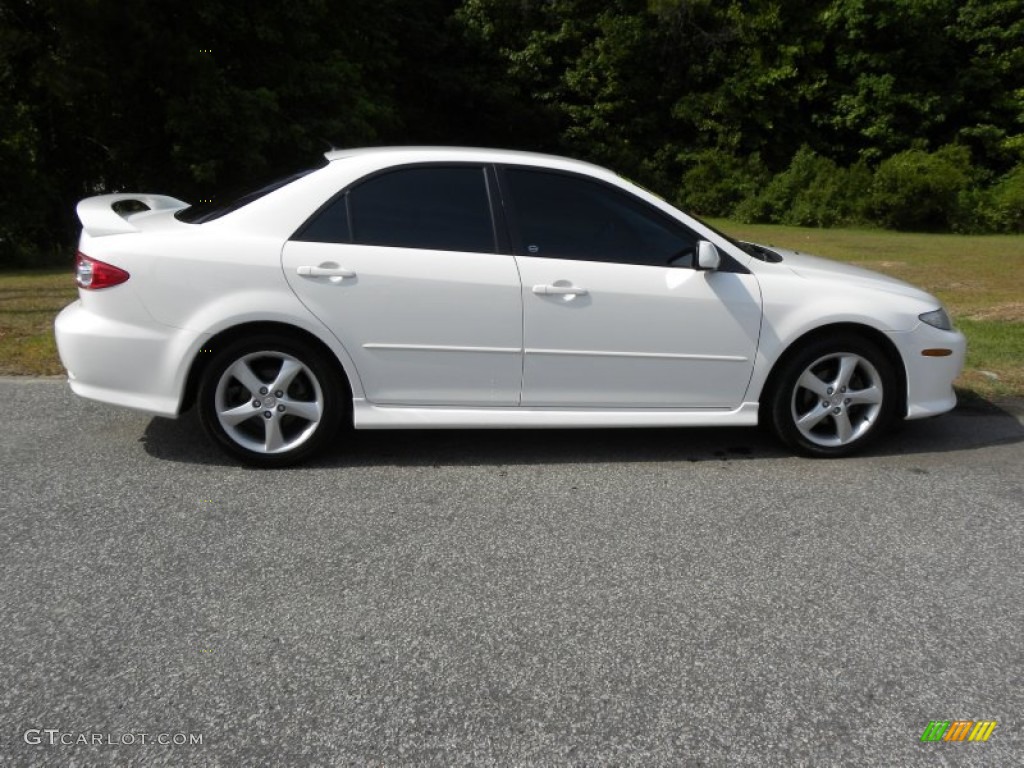 2004 MAZDA6 i Sedan - Performance White / Gray photo #12