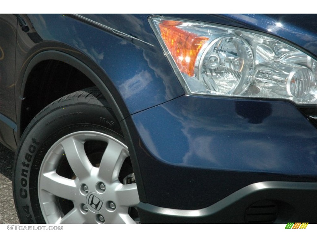 2008 CR-V EX-L 4WD - Royal Blue Pearl / Gray photo #7