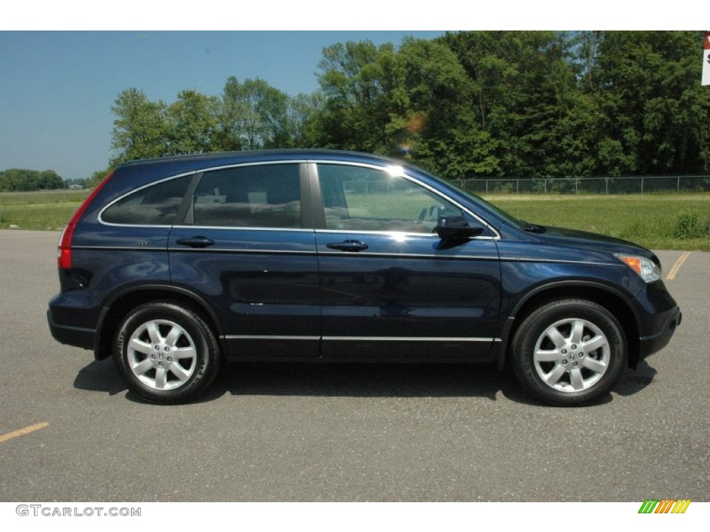 2008 CR-V EX-L 4WD - Royal Blue Pearl / Gray photo #14