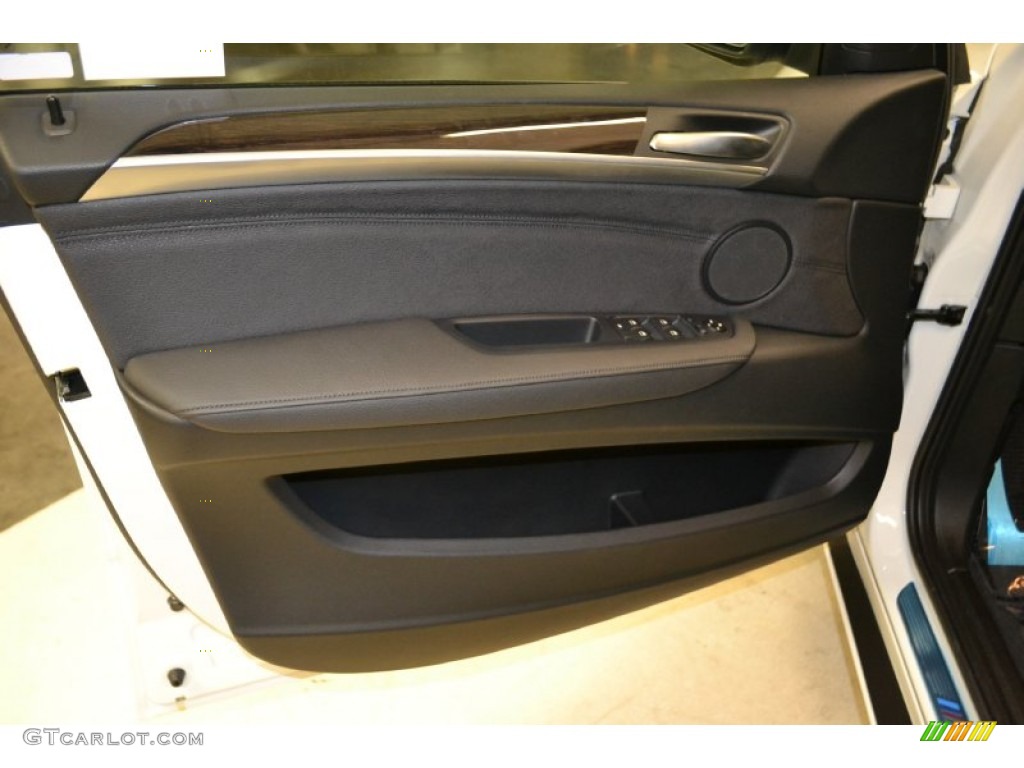 2012 BMW X5 xDrive50i Black Door Panel Photo #50677064