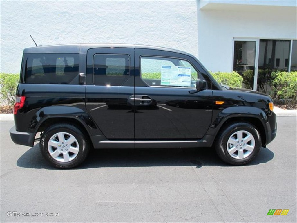 Crystal Black Pearl 2011 Honda Element EX 4WD Exterior Photo #50677499