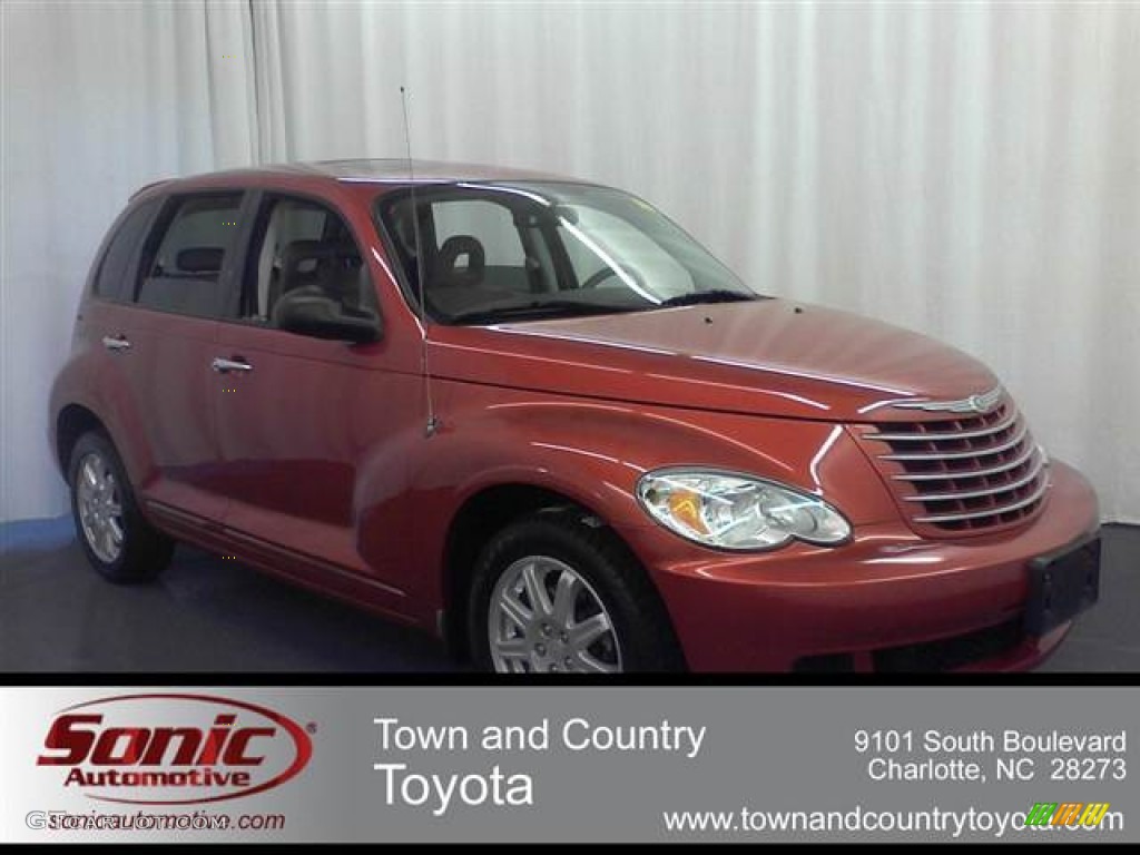 2007 PT Cruiser Touring - Inferno Red Crystal Pearl / Pastel Pebble Beige photo #1