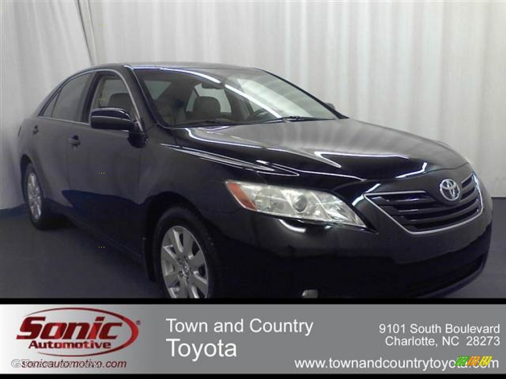 2007 Camry XLE - Black / Ash photo #1