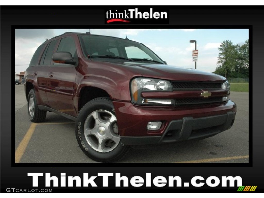 2005 TrailBlazer LT 4x4 - Majestic Red Metallic / Ebony photo #1