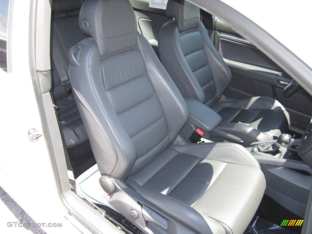 Anthracite Black Leather Interior 2009 Volkswagen GTI 2 Door Photo #50678399