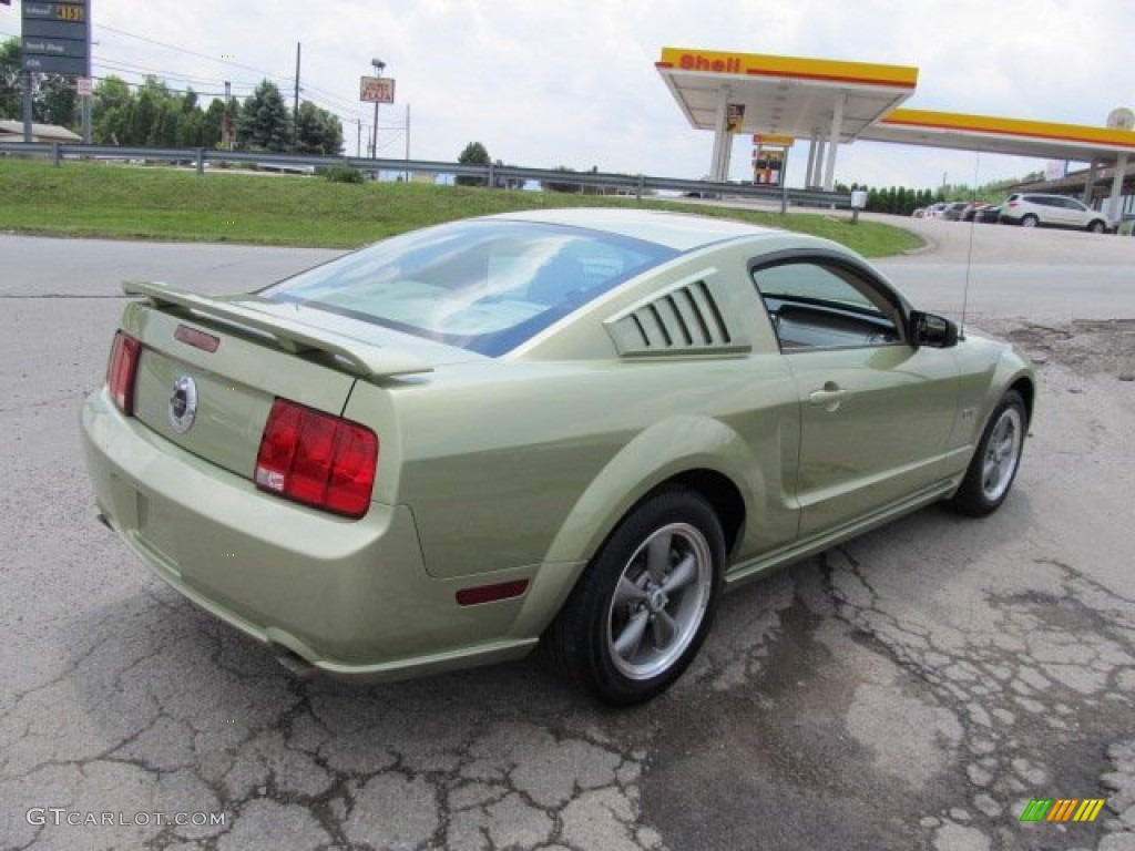 2005 Mustang GT Deluxe Coupe - Legend Lime Metallic / Medium Parchment photo #10
