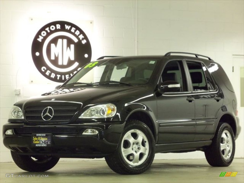 2003 ML 320 4Matic - Black / Charcoal photo #1
