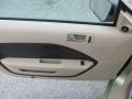 Medium Parchment 2005 Ford Mustang GT Deluxe Coupe Door Panel