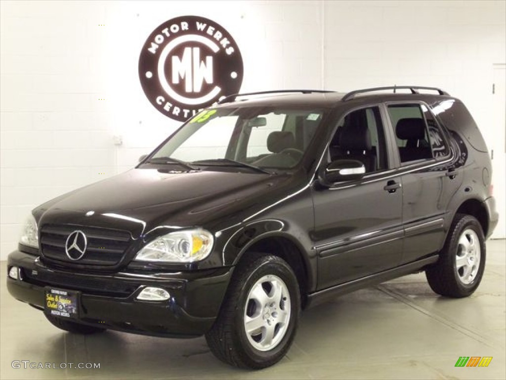 2003 ML 320 4Matic - Black / Charcoal photo #4