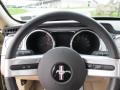 Medium Parchment 2005 Ford Mustang GT Deluxe Coupe Steering Wheel