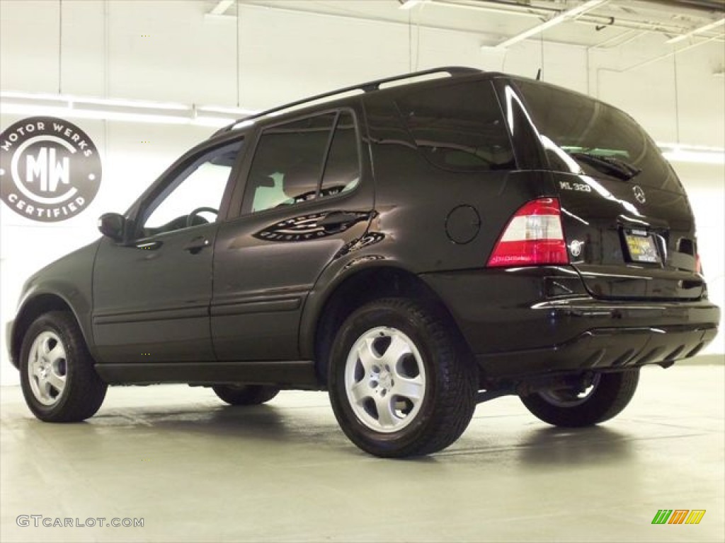 2003 ML 320 4Matic - Black / Charcoal photo #10
