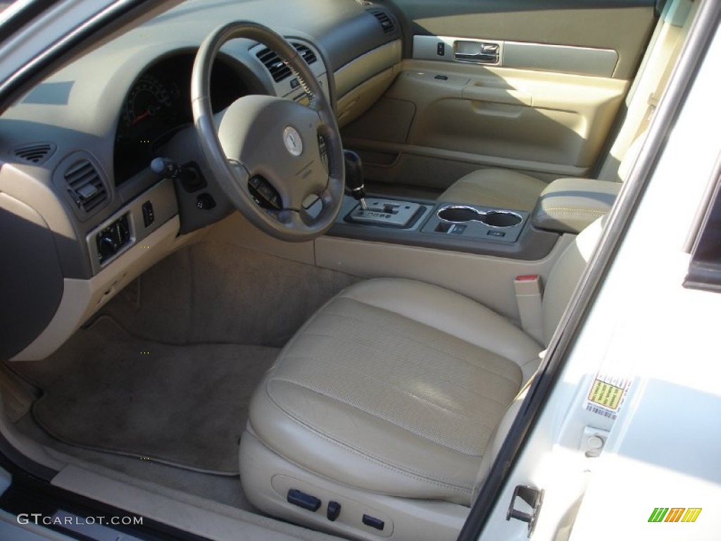 Beige Interior 2006 Lincoln LS V8 Photo #50679701
