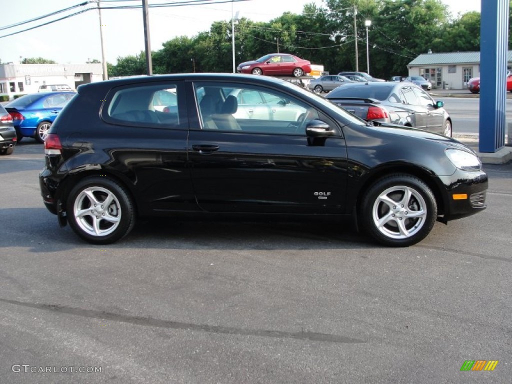 Black 2010 Volkswagen Golf 2 Door Wolfsburg Edition Exterior Photo #50680835