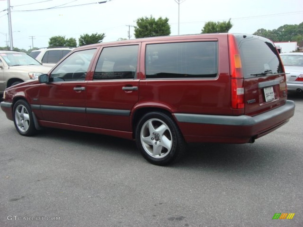 1996 850 Wagon - Turbo Red Pearl / Beige photo #4