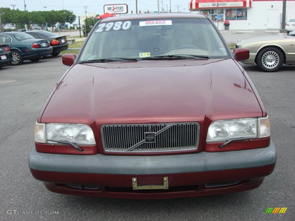 1996 850 Wagon - Turbo Red Pearl / Beige photo #8