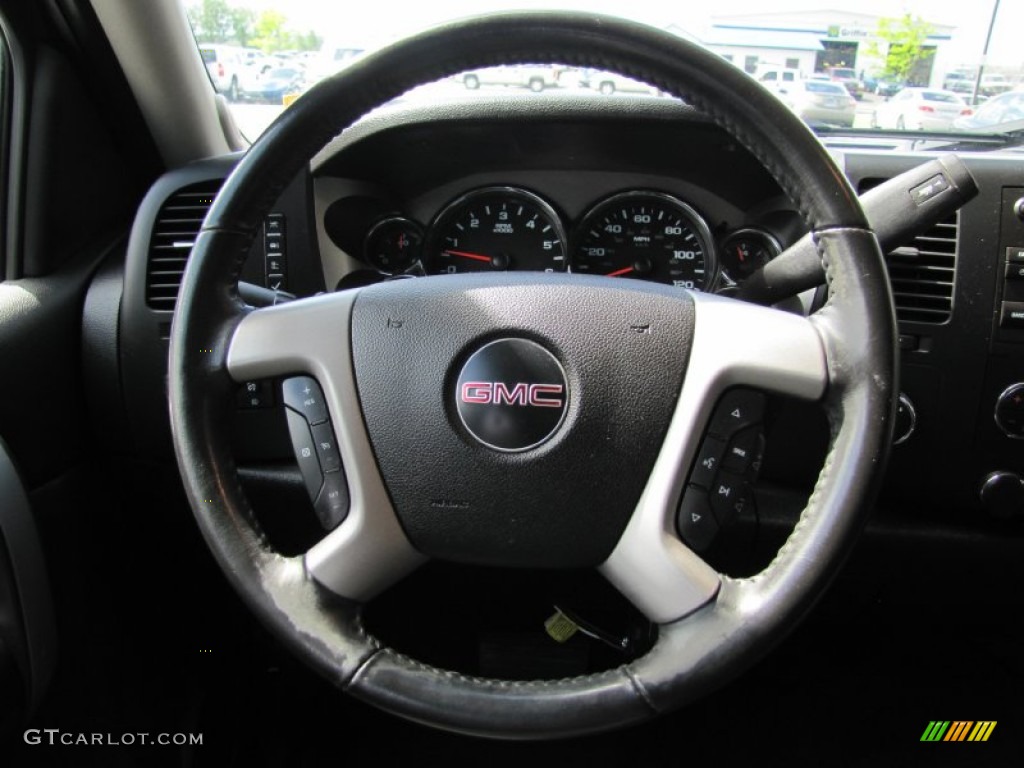 2008 Sierra 1500 SLE Crew Cab 4x4 - Onyx Black / Ebony photo #6