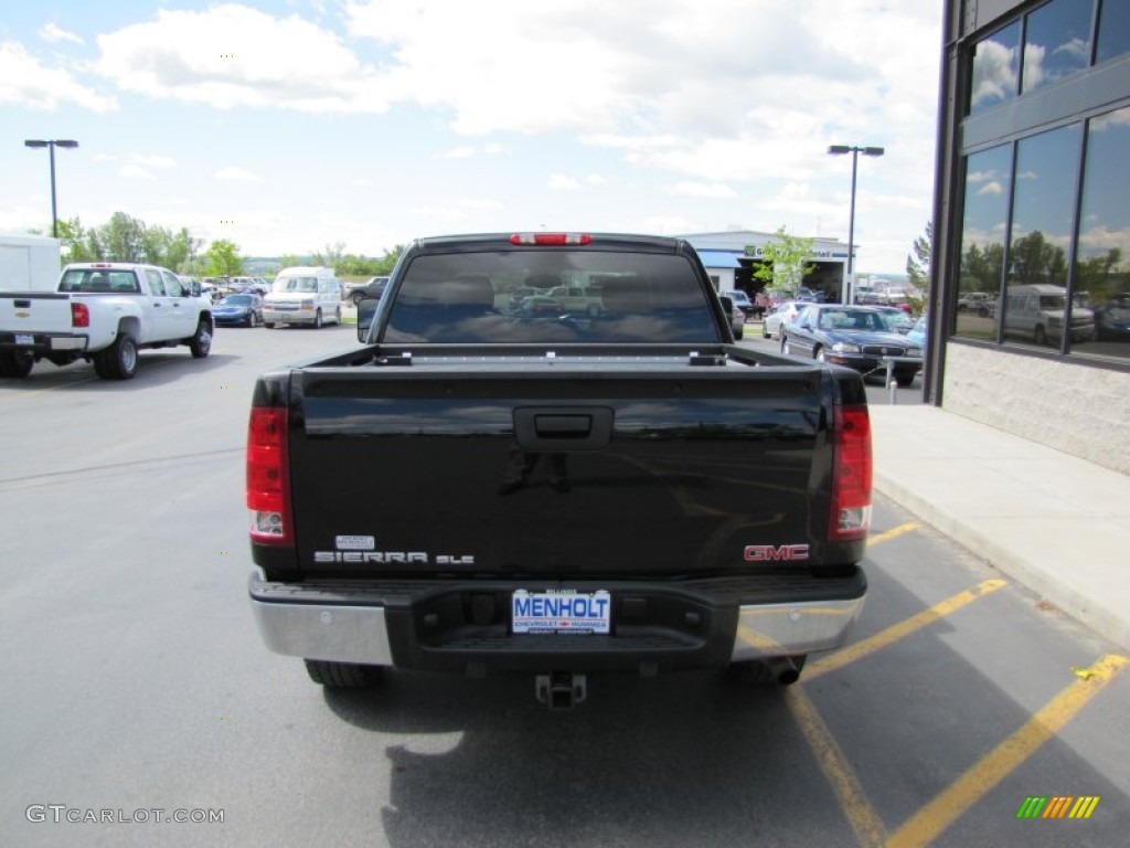 2008 Sierra 1500 SLE Crew Cab 4x4 - Onyx Black / Ebony photo #27