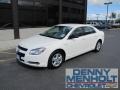 White - Malibu LS Sedan Photo No. 1
