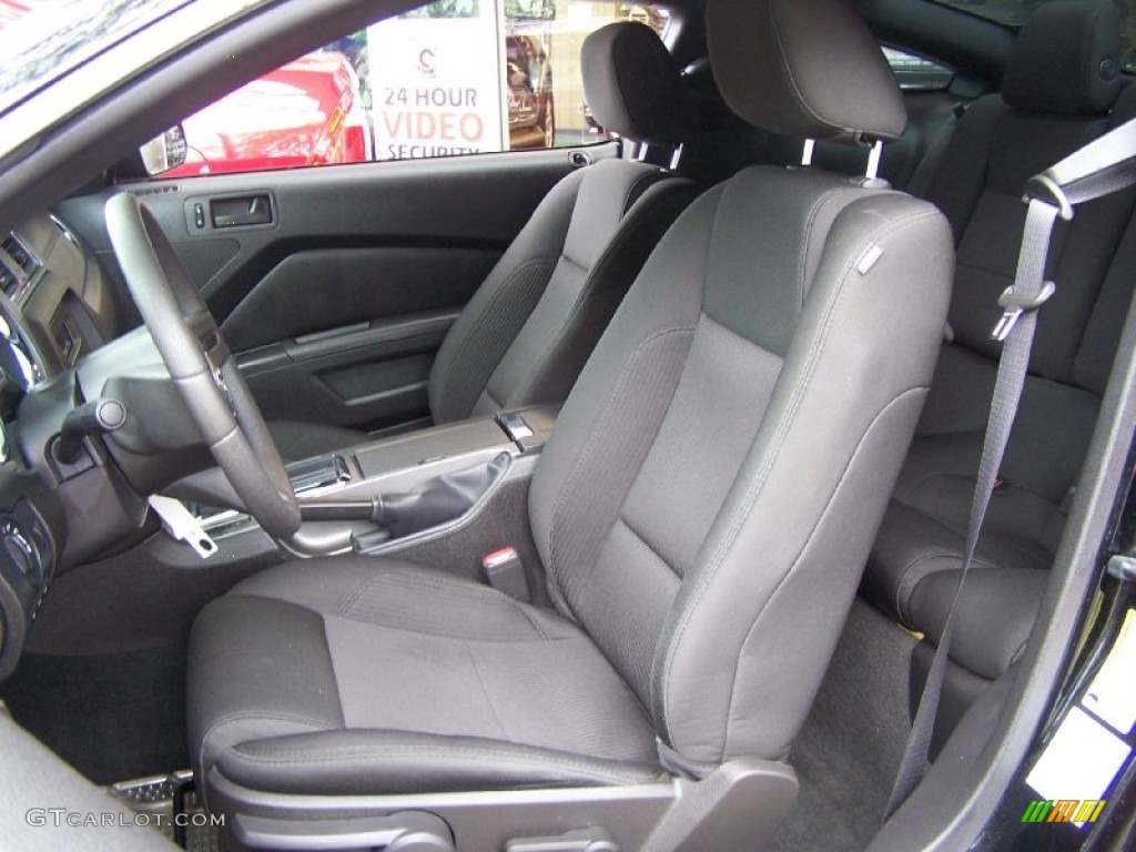 2011 Mustang V6 Coupe - Ebony Black / Charcoal Black photo #7
