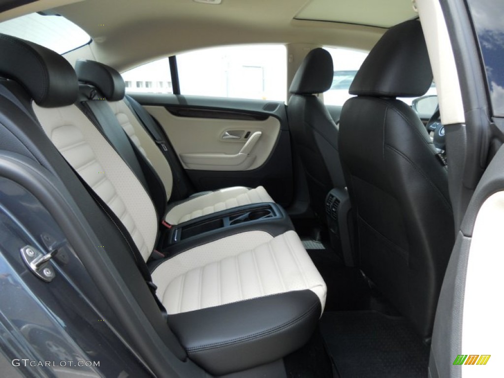 Black/Cornsilk Beige Interior 2012 Volkswagen CC Lux Plus Photo #50683052