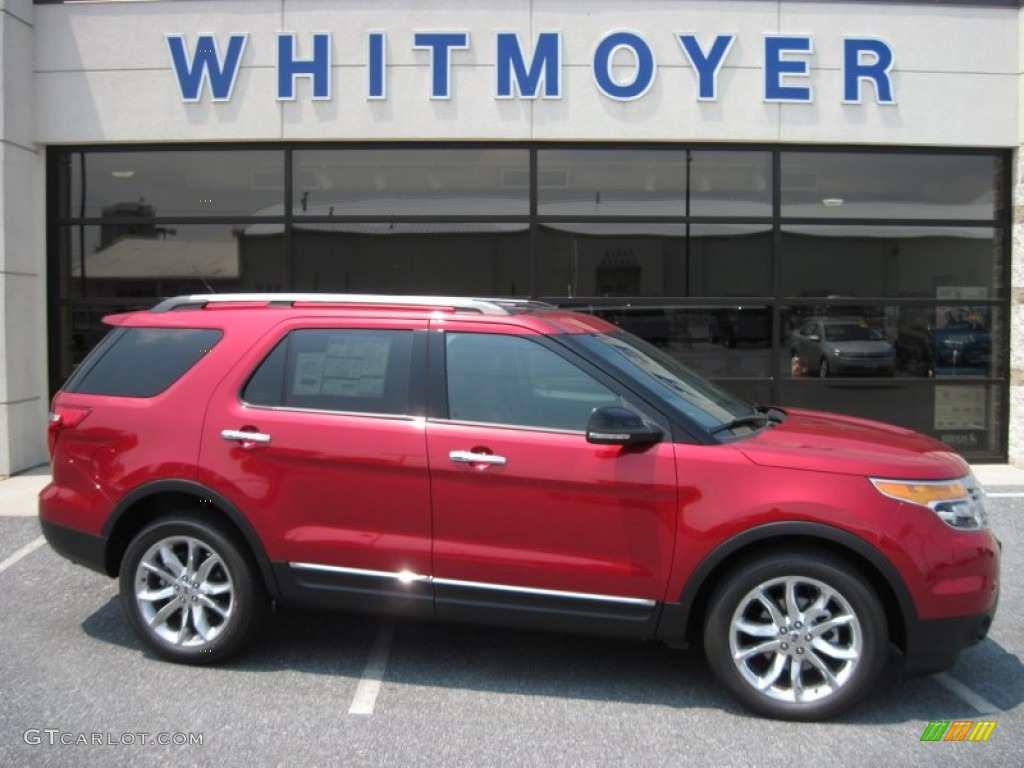 2011 Explorer XLT 4WD - Red Candy Metallic / Charcoal Black photo #1