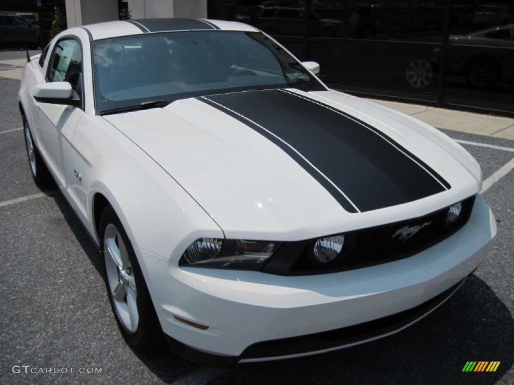 Performance White 2012 Ford Mustang GT Premium Coupe Exterior Photo #50683196