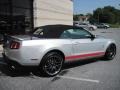 Ingot Silver Metallic 2012 Ford Mustang Shelby GT500 SVT Performance Package Convertible Exterior