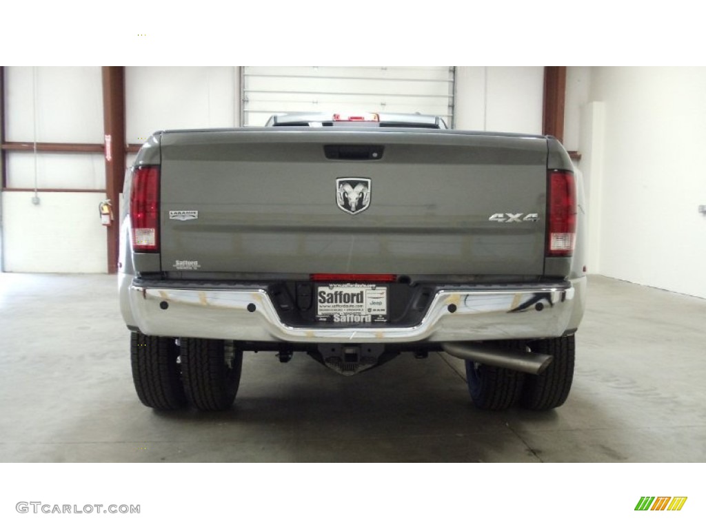 2011 Ram 3500 HD Laramie Crew Cab 4x4 Dually - Mineral Gray Metallic / Light Pebble Beige/Bark Brown photo #5