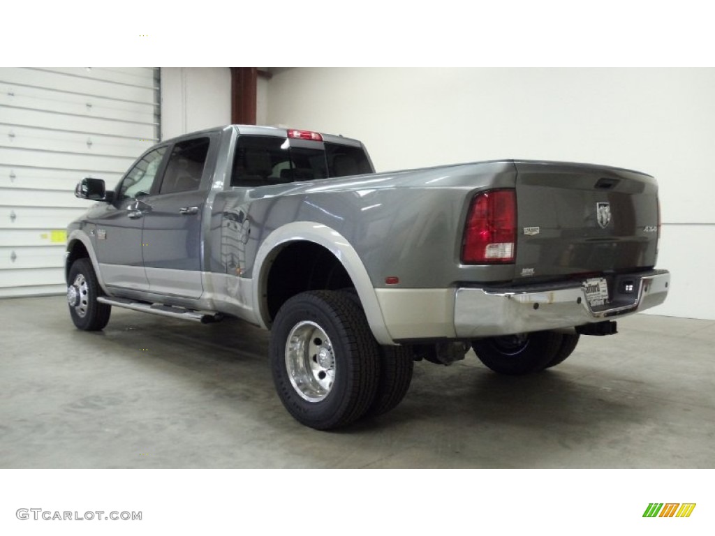 2011 Ram 3500 HD Laramie Crew Cab 4x4 Dually - Mineral Gray Metallic / Light Pebble Beige/Bark Brown photo #6