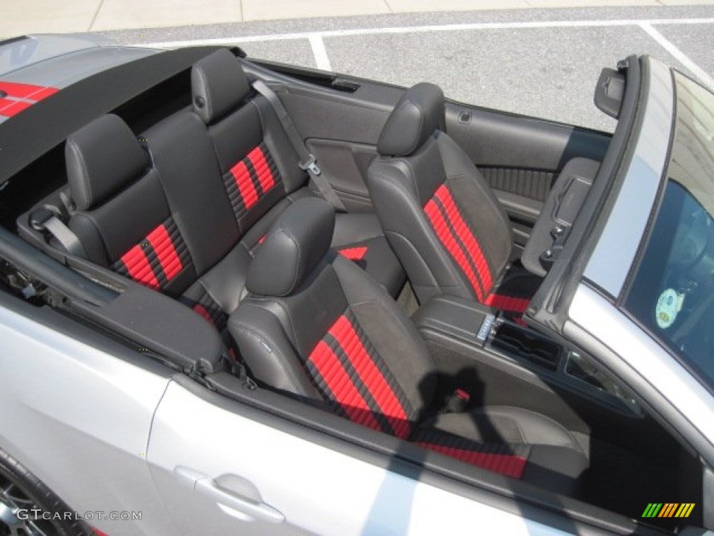 Charcoal Black/Red Interior 2012 Ford Mustang Shelby GT500 SVT Performance Package Convertible Photo #50683490