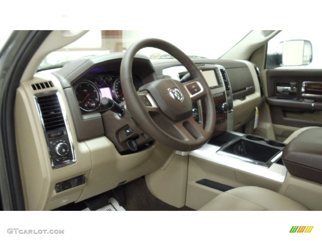2011 Ram 3500 HD Laramie Crew Cab 4x4 Dually - Mineral Gray Metallic / Light Pebble Beige/Bark Brown photo #12
