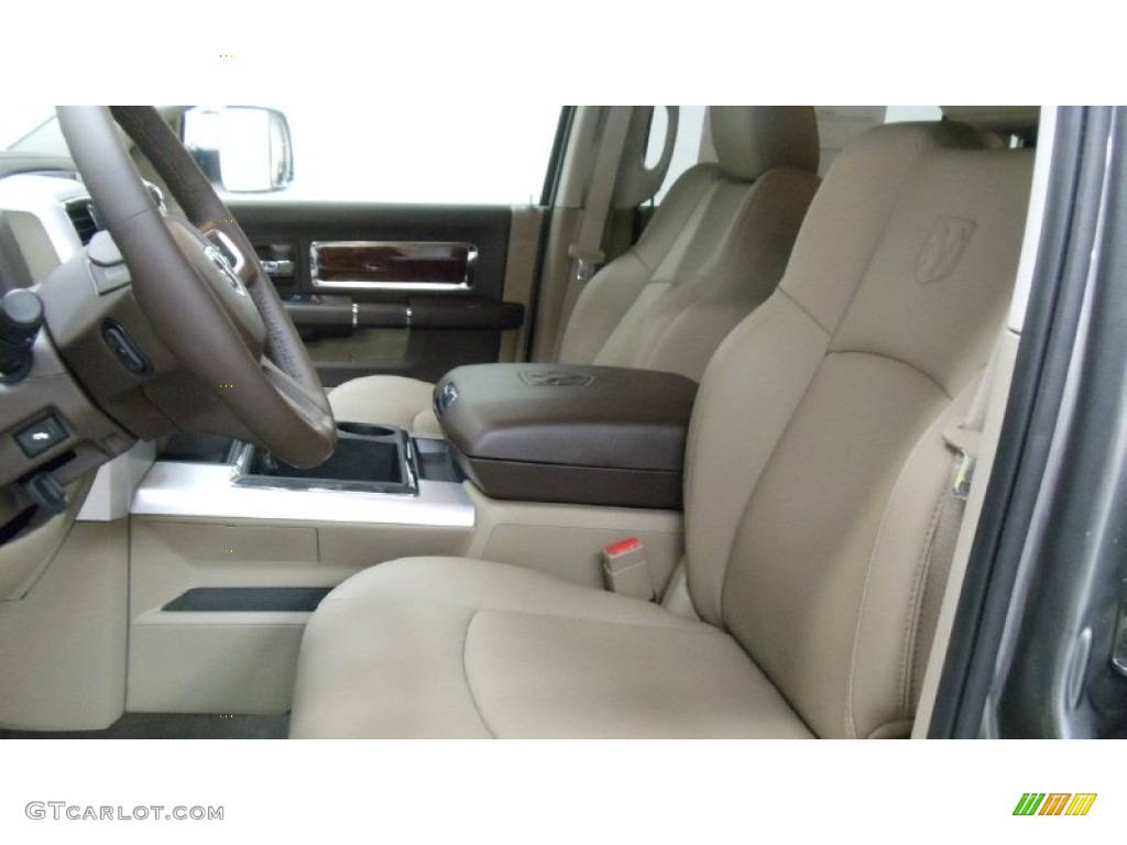 2011 Ram 3500 HD Laramie Crew Cab 4x4 Dually - Mineral Gray Metallic / Light Pebble Beige/Bark Brown photo #26