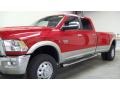 Flame Red - Ram 3500 HD Laramie Crew Cab 4x4 Dually Photo No. 8