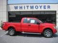 2011 Race Red Ford F150 STX SuperCab 4x4  photo #1
