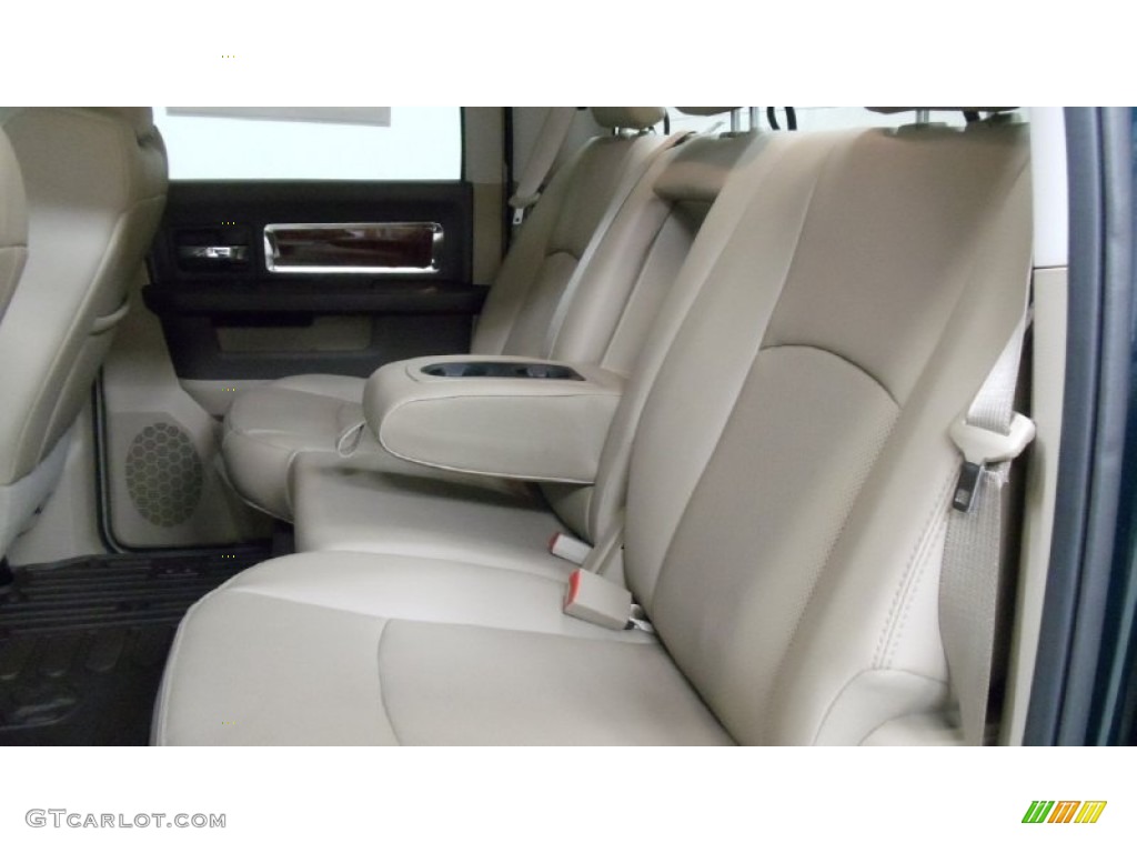 Light Pebble Beige/Bark Brown Interior 2011 Dodge Ram 3500 HD Laramie Crew Cab 4x4 Photo #50684279