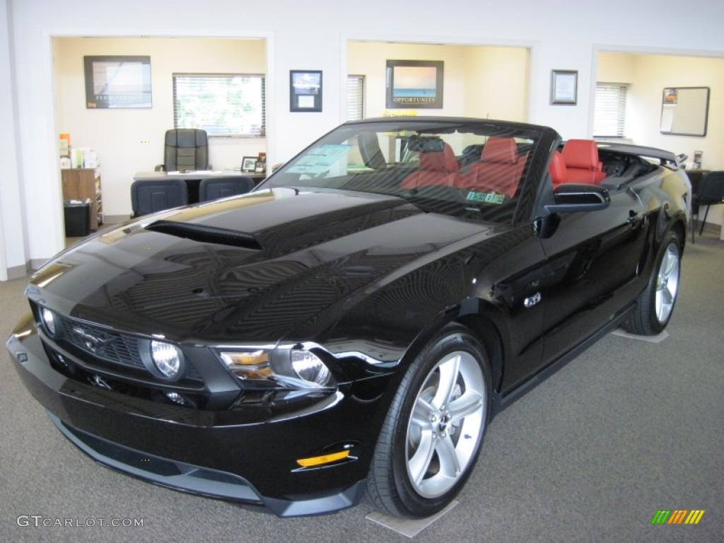 2012 Black Ford Mustang Gt Premium Convertible 50649257
