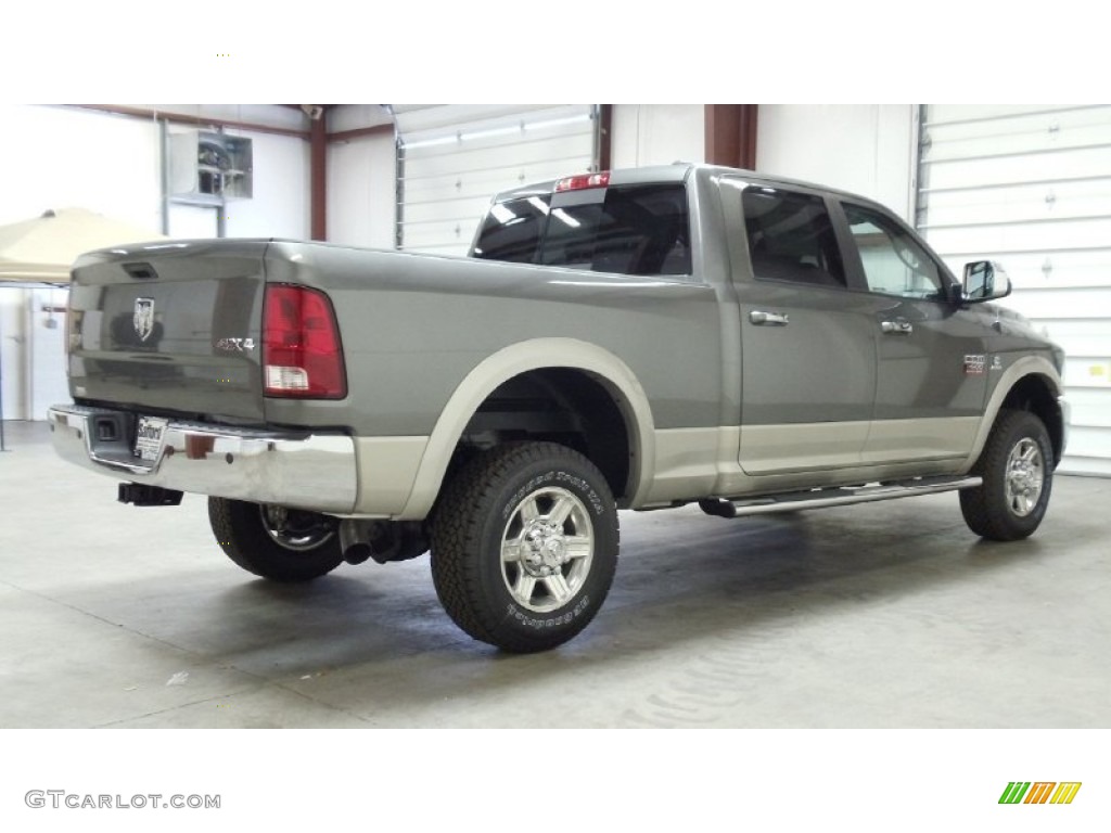 2011 Ram 3500 HD Laramie Crew Cab 4x4 - Mineral Gray Metallic / Dark Slate Gray photo #4
