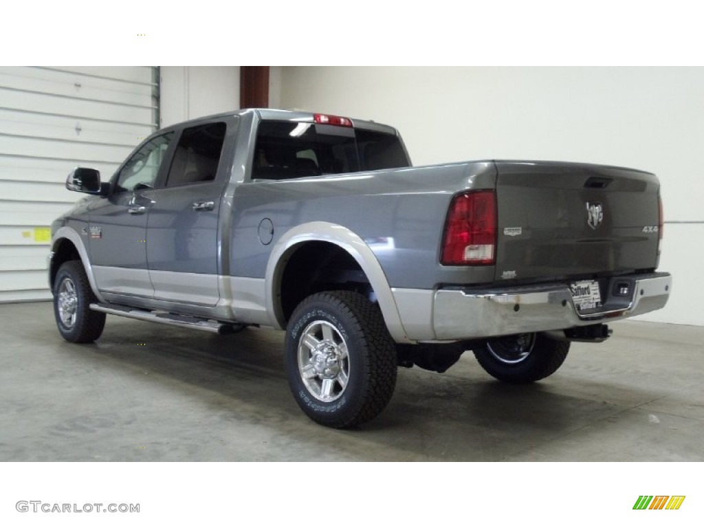 2011 Ram 3500 HD Laramie Crew Cab 4x4 - Mineral Gray Metallic / Dark Slate Gray photo #6