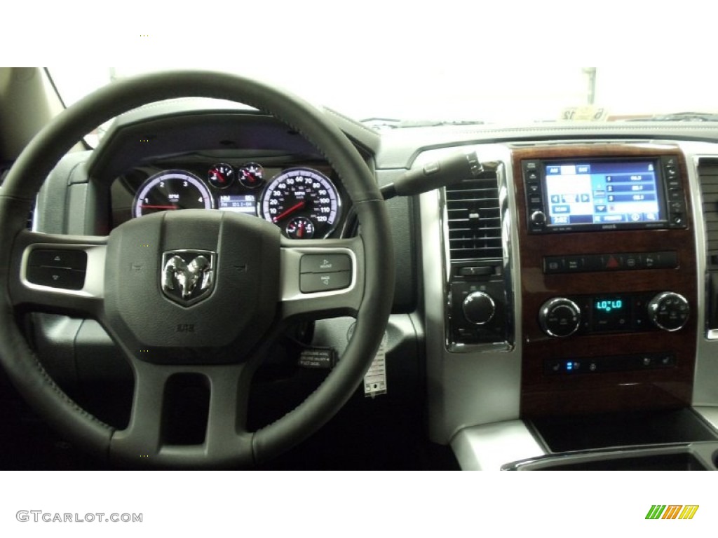 2011 Ram 3500 HD Laramie Crew Cab 4x4 - Mineral Gray Metallic / Dark Slate Gray photo #14