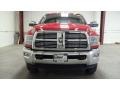 2011 Flame Red Dodge Ram 3500 HD Laramie Crew Cab 4x4  photo #2