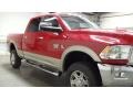 2011 Flame Red Dodge Ram 3500 HD Laramie Crew Cab 4x4  photo #9